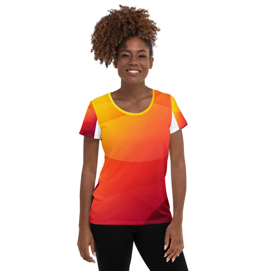 Tigray All-Over Print Women's Athletic T-shirt