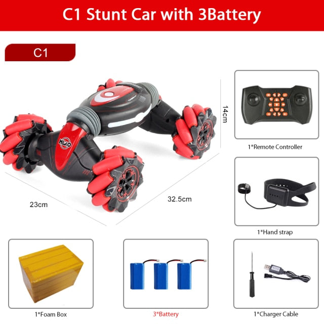 Remote control car OFF-ROAD hand movement sensor with cool lights and music sound